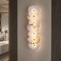 Moderne Wandleuchte, wandmontierte, verstellbare LED-Leuchte aus Eisen und Marmor zur Dekoration von Schlafzimmer und Wohnzimmer | ribuella