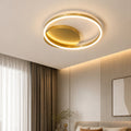Modern LED Ceiling Light Flush Mount Aluminum Multi-Ring Design for Bedroom Living Room | ribuella