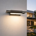 Modern Black Outdoor Wall Light Waterproof Aluminum LED Fixture for Entryway Garden 110-240V | ribuella