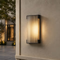 Modern Outdoor Wall Light Flush Mount Stainless Steel Integrated LED IP65 Waterproof Exterior Wall Lantern | ribuella