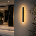 Modern Minimalist Outdoor Wall Lamp Wall Mounted Metal IP65 Weatherproof Dimmable LED Lighting | ribuella