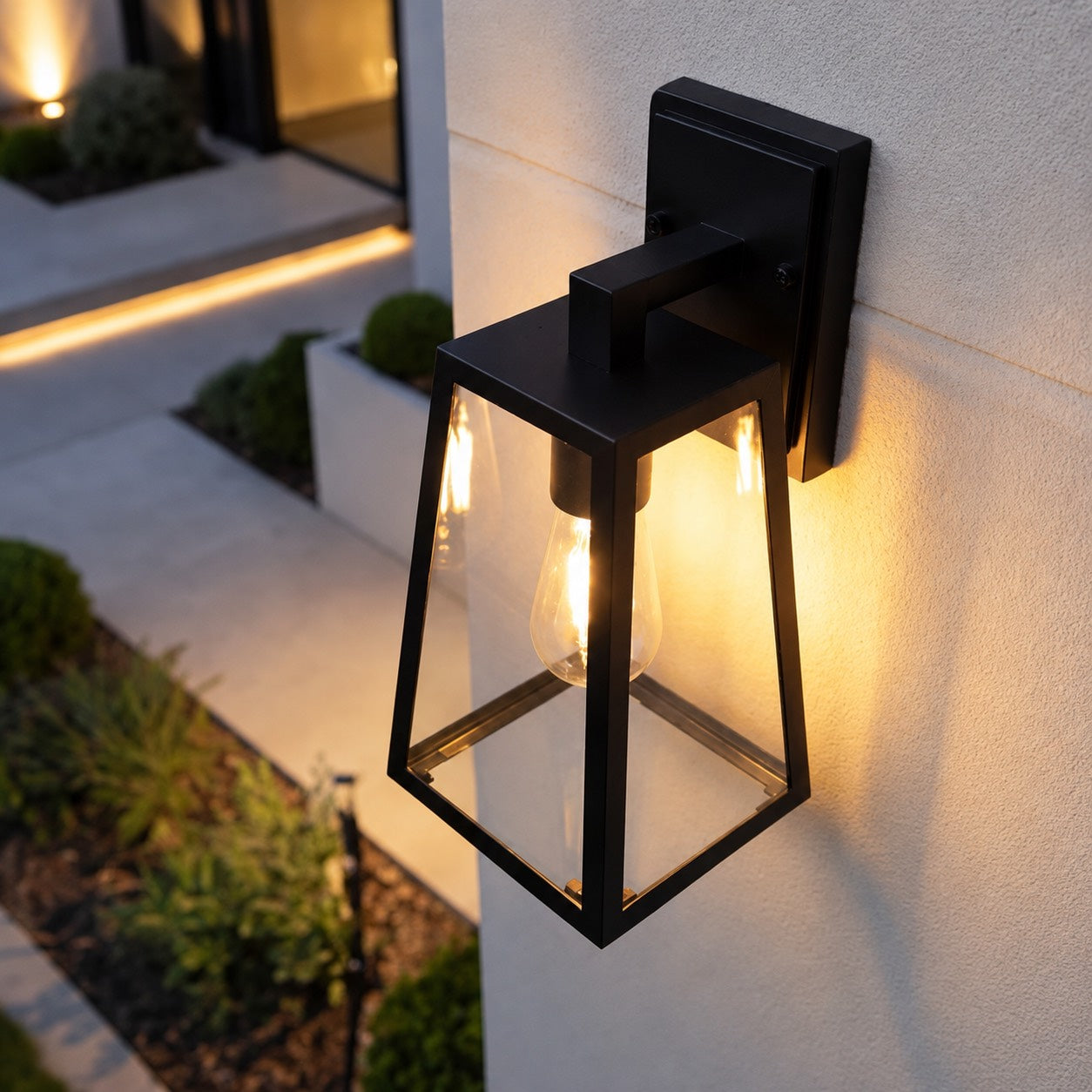 Contemporary Outdoor Wall Light Waterproof Aluminum Wall Mounted Fixture | ribuella