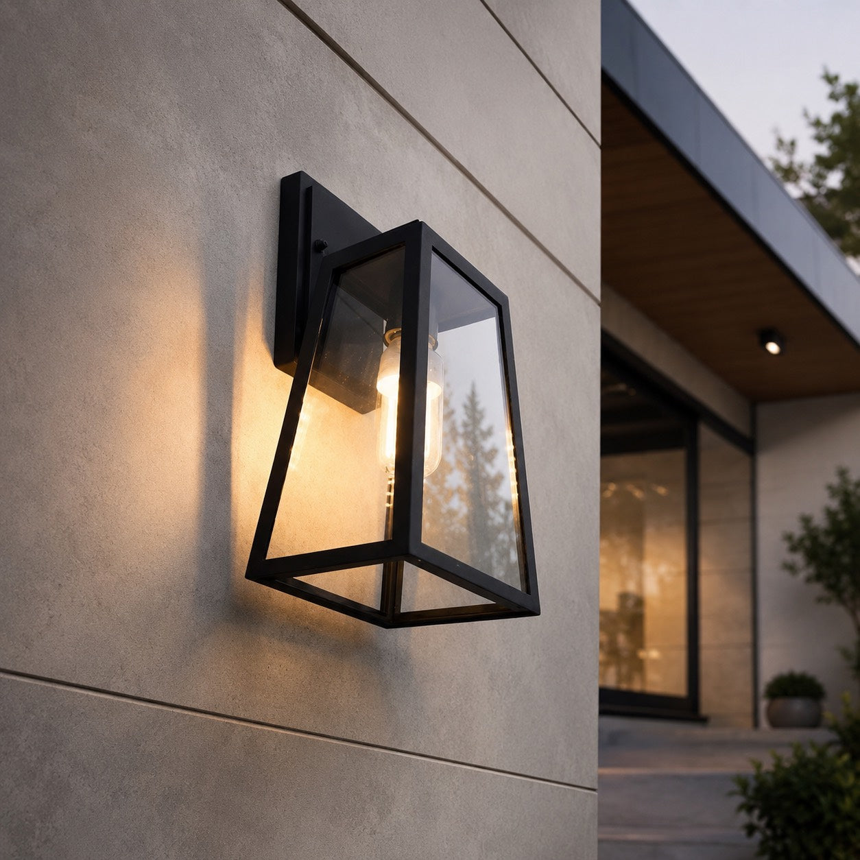 Contemporary Outdoor Wall Light Waterproof Aluminum Wall Mounted Fixture | ribuella