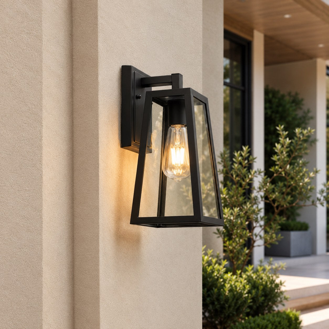 Contemporary Outdoor Wall Light Waterproof Aluminum Wall Mounted Fixture | ribuella