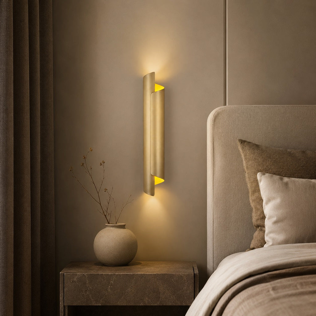 Modern Minimalist Wall Sconce Metal Wall Mounted LED Lighting for Indoor Spaces | ribuella