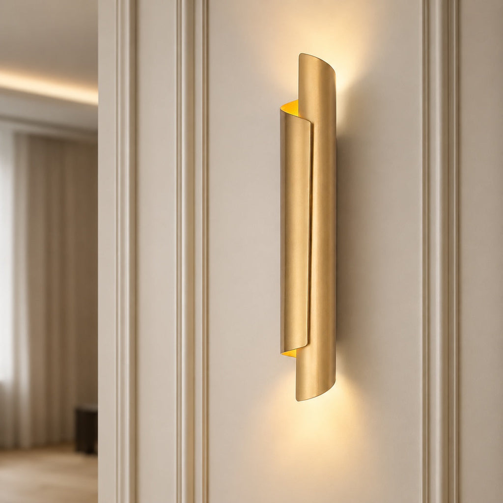 Modern Minimalist Wall Sconce Metal Wall Mounted LED Lighting for Indoor Spaces | ribuella