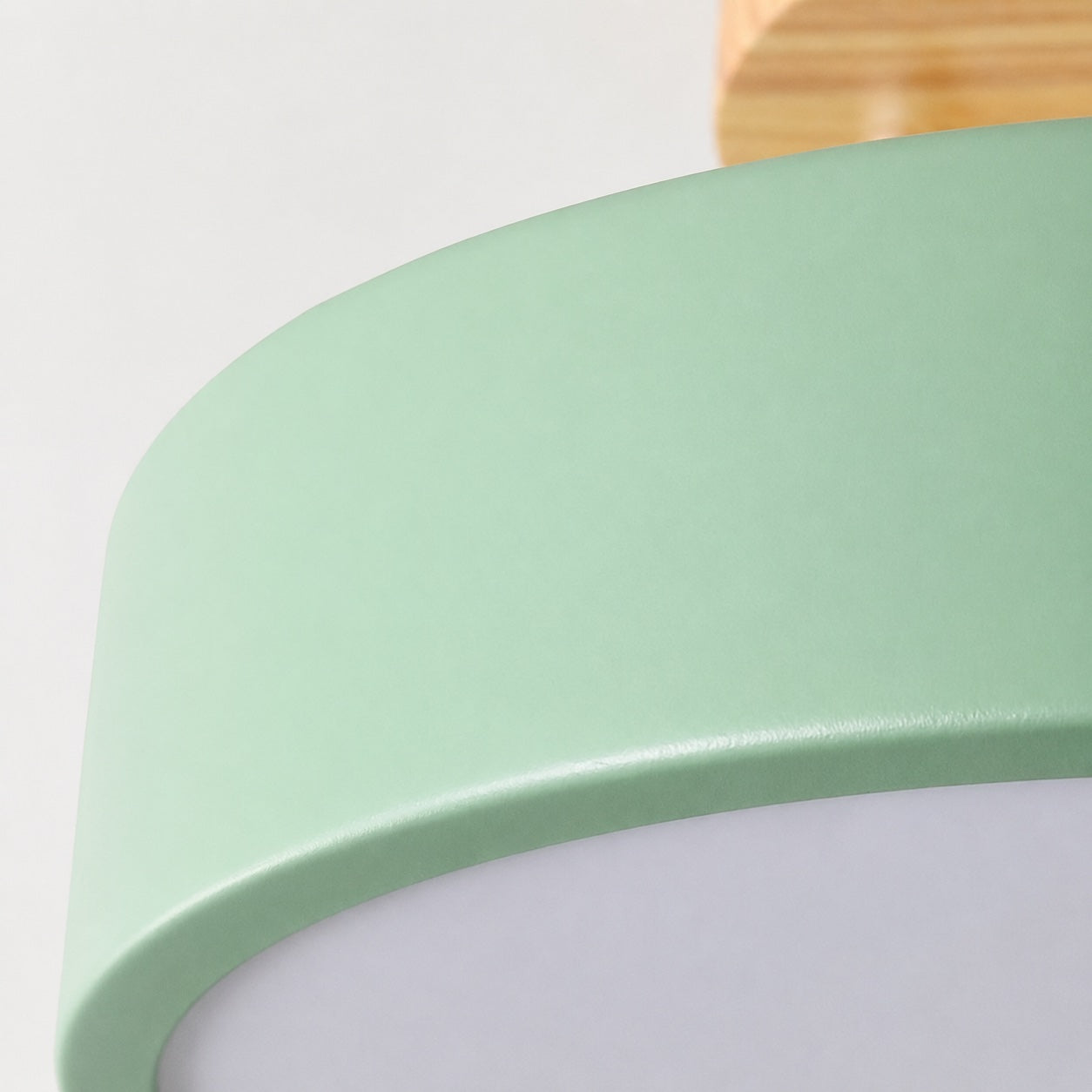 Plafonnier moderne encastré LED en métal et PVC, design géométrique, variation en 3 niveaux, 9 pouces | ribuella