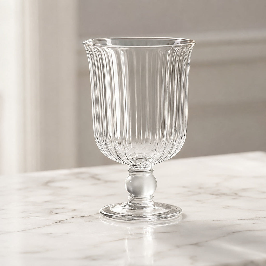 Moderne Glasblumenvase mit vielseitigem Design für Blumenarrangements und Kerzendekorationen | ribuella