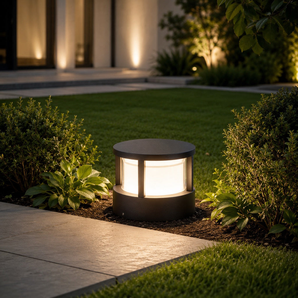 Modern Outdoor Wall Light Adjustable Aluminum Double-Layered Acrylic Shade LED 5W IP65 | ribuella