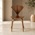 Modern Black Dining Chairs Set of 4 with Ergonomic Bentwood Butterfly Backrest for Dining Rooms | ribuella