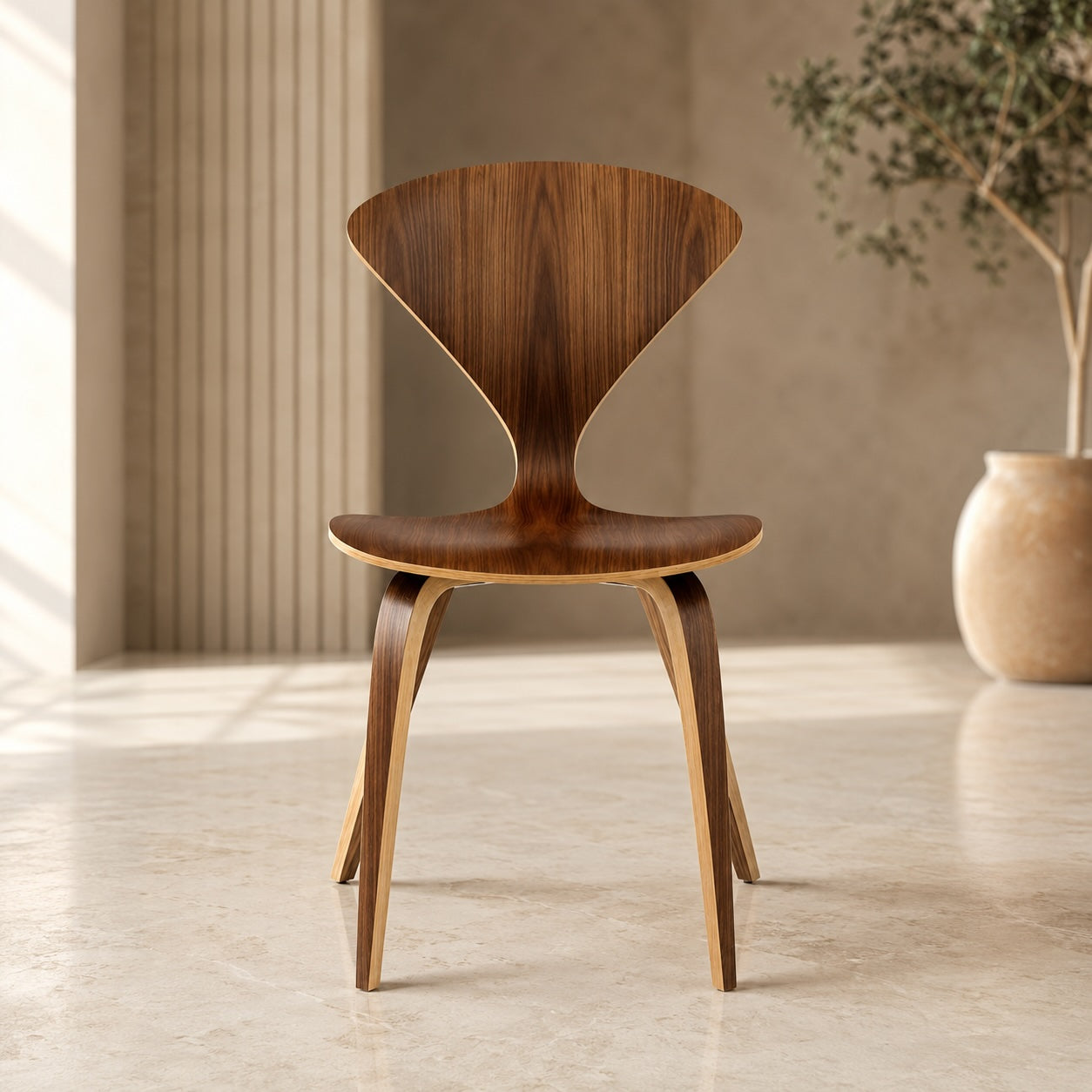 Modern Black Dining Chairs Set of 4 with Ergonomic Bentwood Butterfly Backrest for Dining Rooms | ribuella