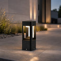 Modern Bollard Light Outdoor Adjustable Height Die-Cast Aluminum LED 10W Warm White IP55 | ribuella