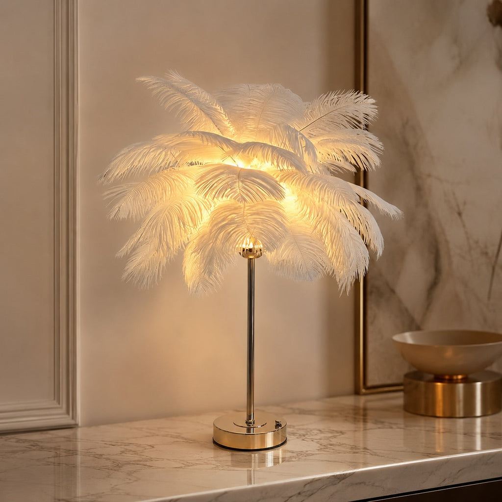 Nordisk stil bordlampe, USB-drevet LED-lys med justerbar farvetemperatur og jernfod | ribuella