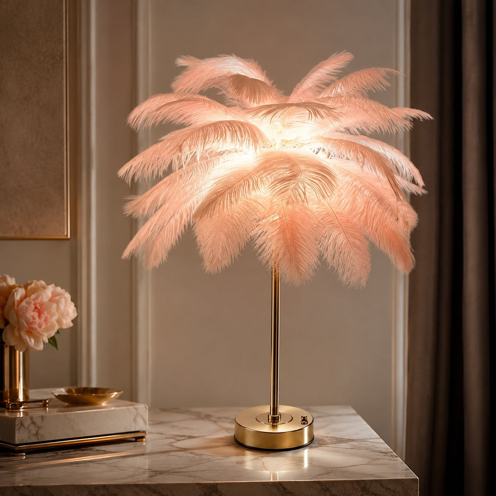 Nordisk stil bordlampe, USB-drevet LED-lys med justerbar farvetemperatur og jernfod | ribuella