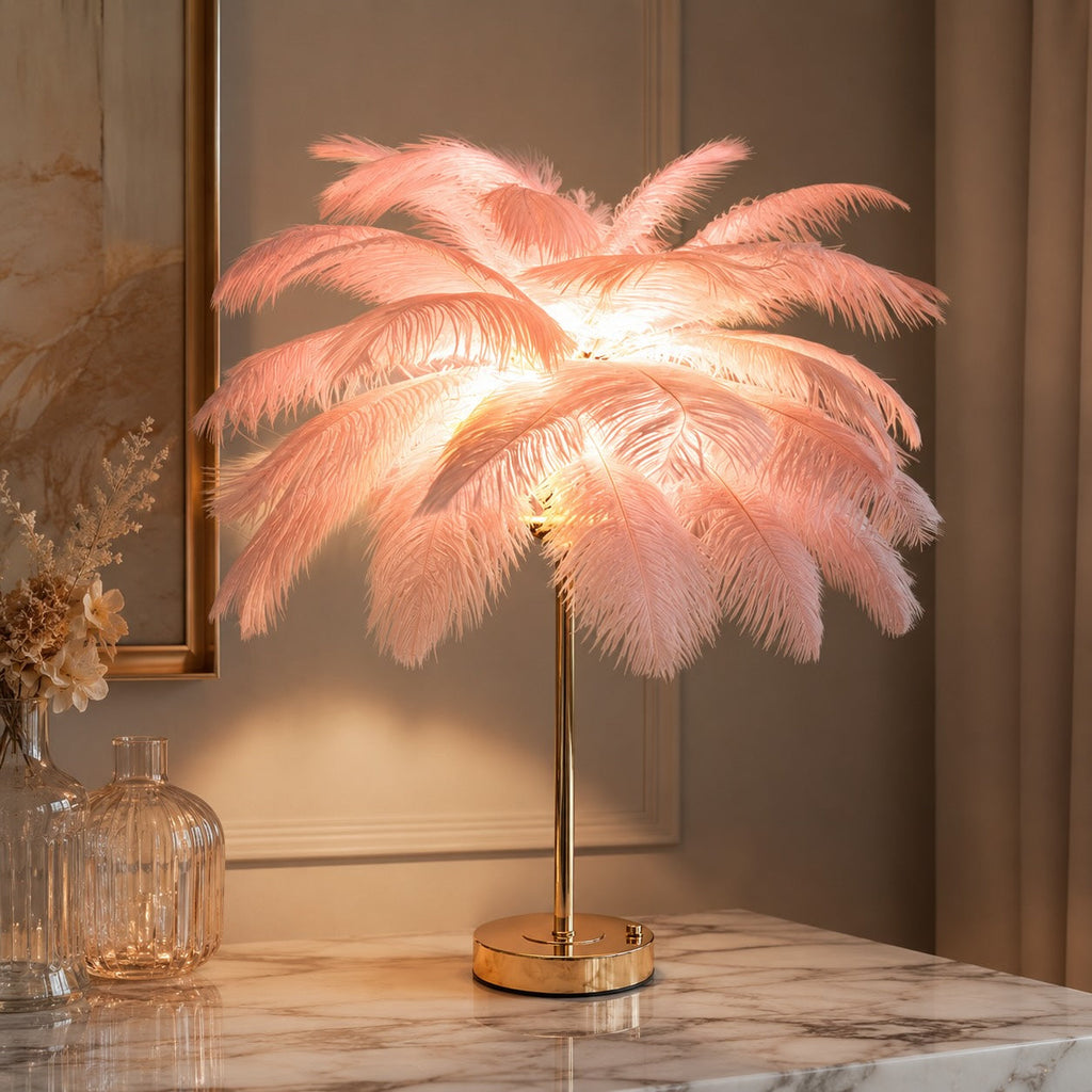 Nordisk stil bordlampe, USB-drevet LED-lys med justerbar farvetemperatur og jernfod | ribuella