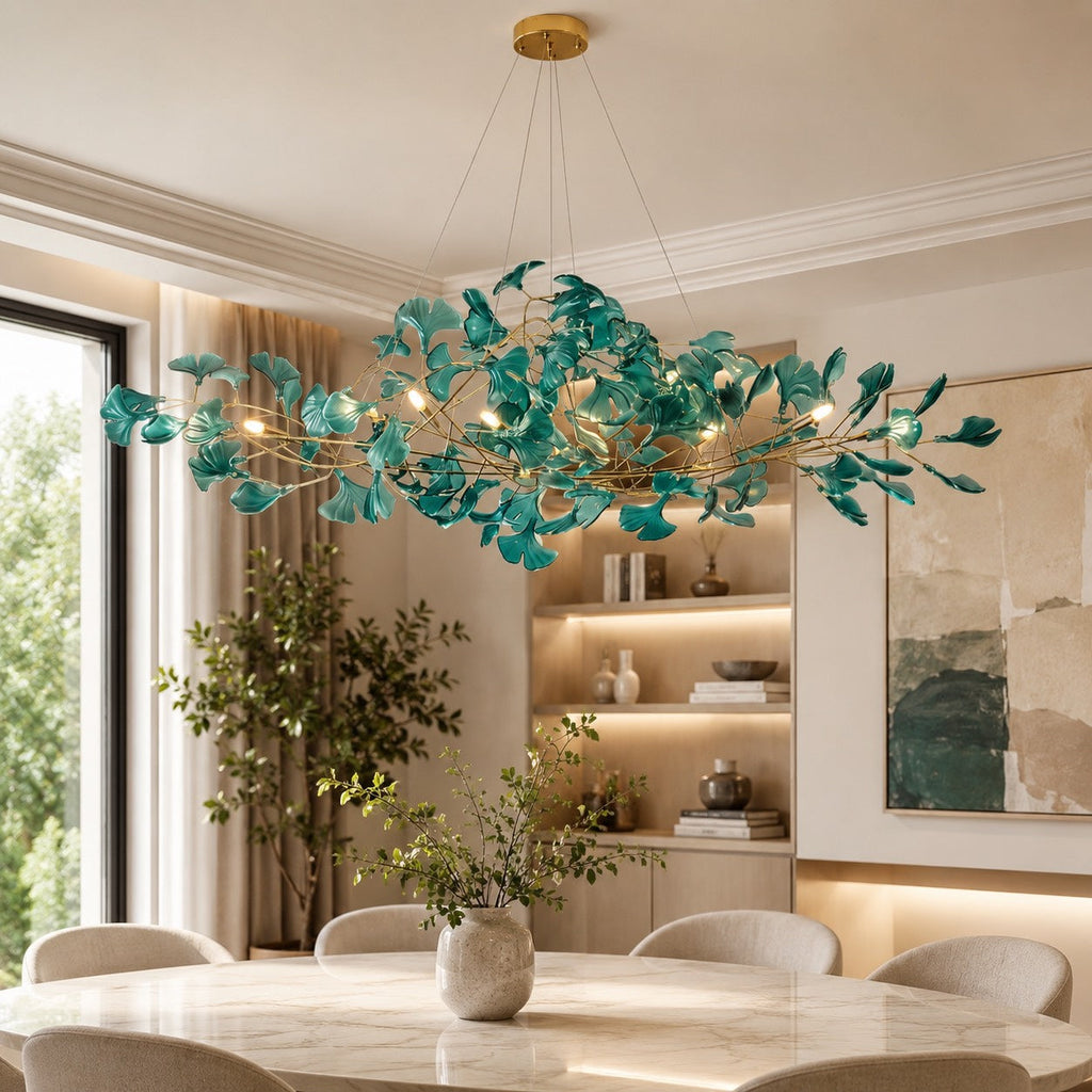 Modern Chandelier Hanging Light Fixture Acrylic with LED Illumination for Indoor Spaces | ribuella