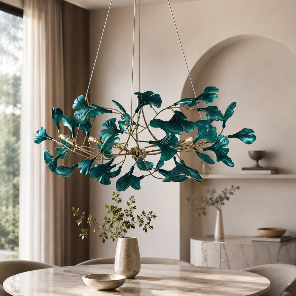 Modern Chandelier Hanging Light Fixture Acrylic with LED Illumination for Indoor Spaces | ribuella