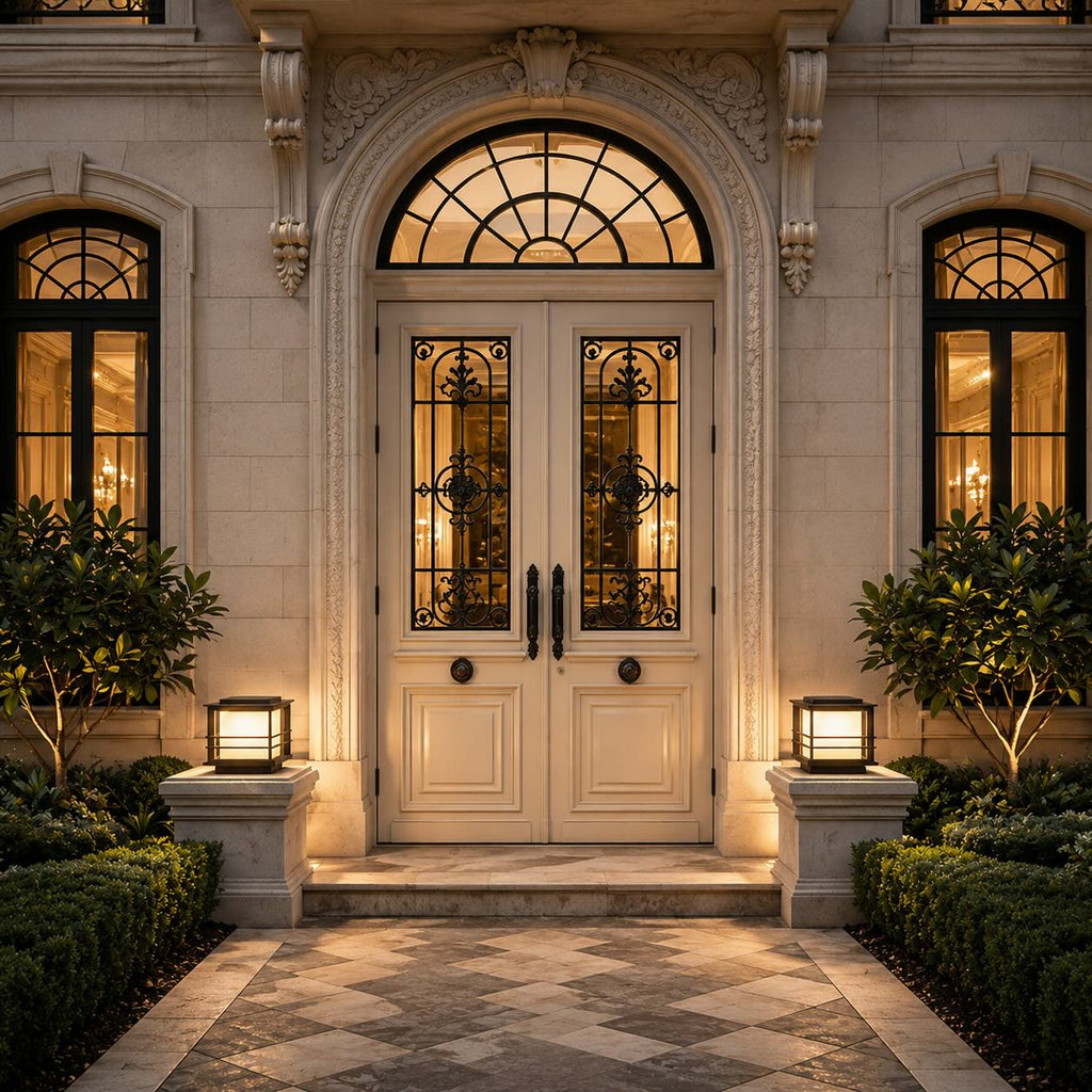 Modern Solar Garden Lights Outdoor Stainless Steel Pillar Light with Tri-Color LED and IP65 Waterproof Rating | ribuella
