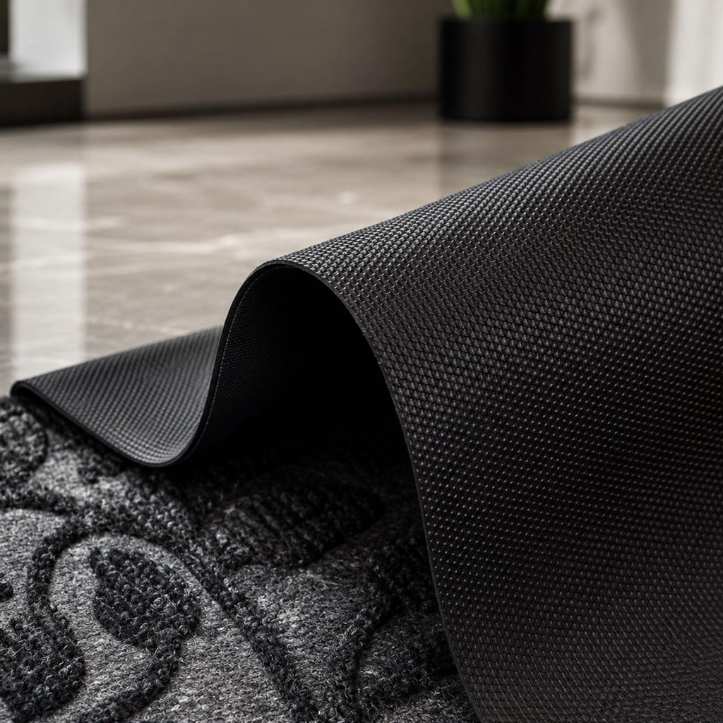 Elegant Modern Door Mat Non-Slip Rectangle Rug Heavy-Duty Polyester for Indoor Outdoor Use | ribuella
