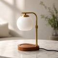 Modern Candle Warmer Lamp Table Light with Adjustable Height and Warm LED Glow | ribuella