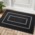 Durable Classic Front Door Mat with Non-Slip Rubber Backing for Indoor Outdoor Use | ribuella