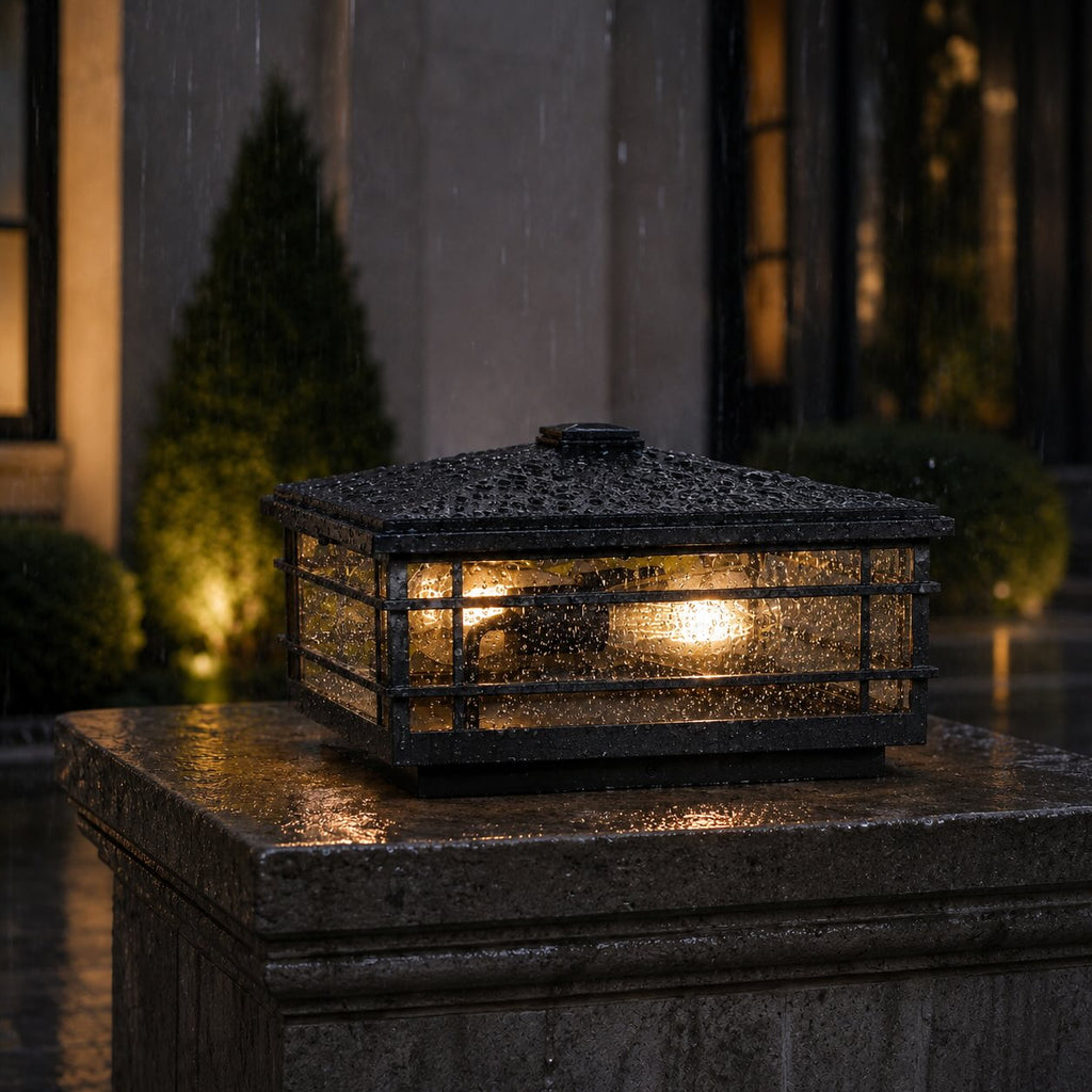 Modern Outdoor Wall Light Wall Mounted Aluminum Alloy with Transparent Glass Shade IP54 | ribuella