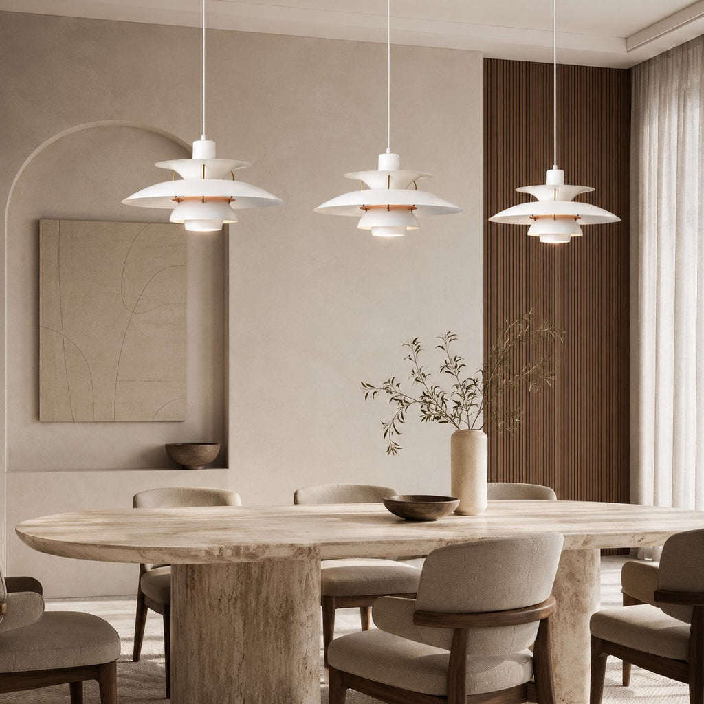 Moderne Pendelleuchte aus Metall, LED-Leuchte mit 1 Lampe, 110V–240V | ribuella