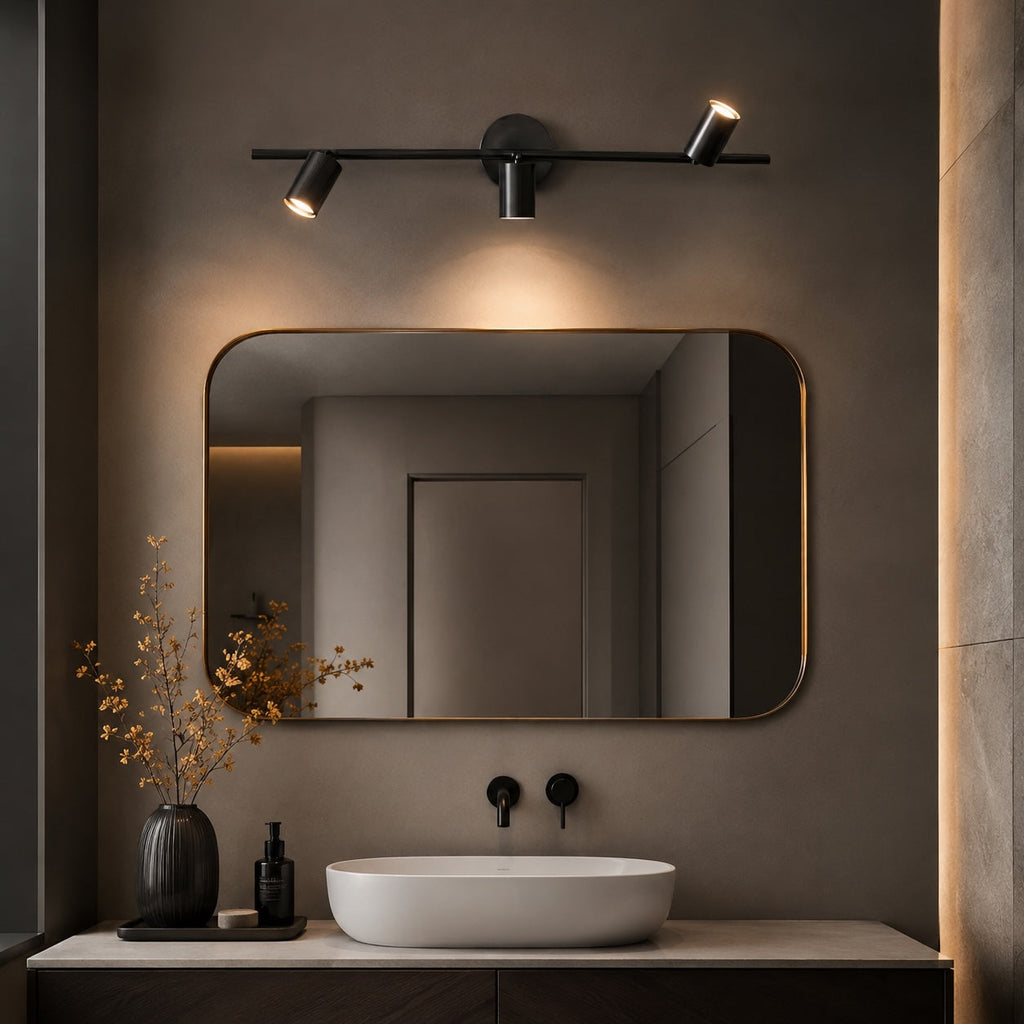 Modern Rotatable Spotlight Wall Light Adjustable Brass Sconce with 350° Head Rotation | ribuella