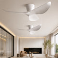 Moderner Deckenventilator mit flachem Profil, Fernbedienung und leisem Gleichstrommotor | ribuella