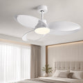 Flush Mount Ceiling Fan with LED Light, Remote Control & 6-Speed DC Motor | ribuella