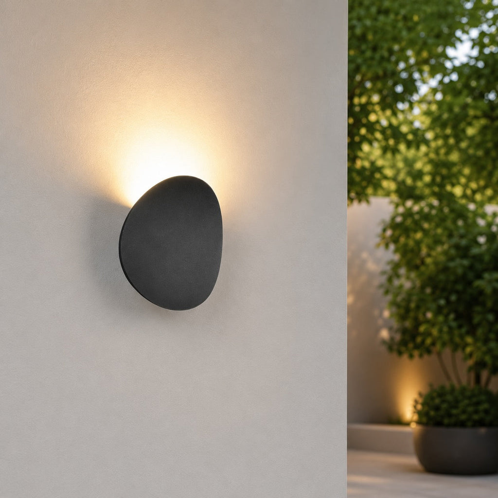 Modern Outdoor Wall Light Waterproof Aluminum Body Integrated LED 7W for Exterior Illumination | ribuella