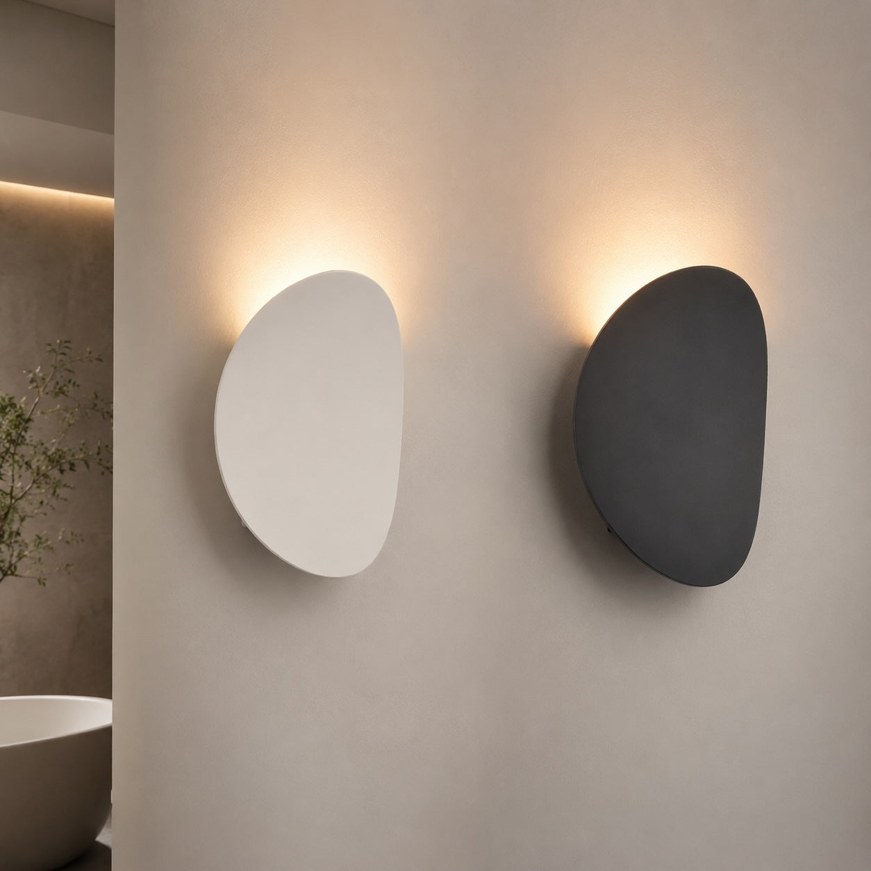 Modern Outdoor Wall Light Waterproof Aluminum Body Integrated LED 7W for Exterior Illumination | ribuella