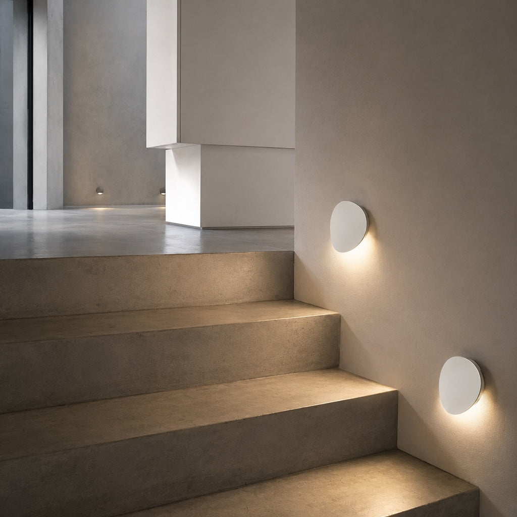Modern Outdoor Wall Light Waterproof Aluminum Body Integrated LED 7W for Exterior Illumination | ribuella