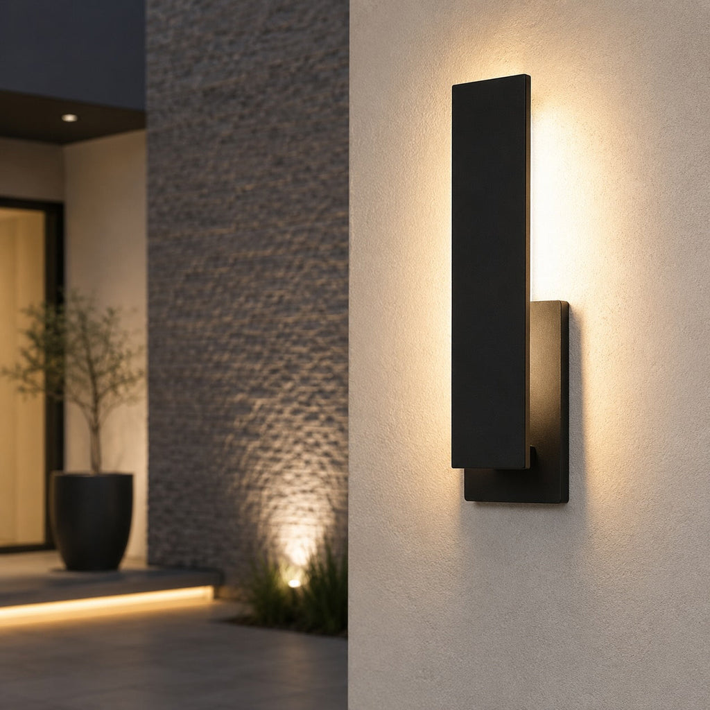 Modern Outdoor Wall Light Wall Mounted Weatherproof Aluminum LED Adjustable Design | ribuella
