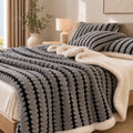 Cozy Flannel Throw Blanket Lightweight Soft Velvet Portable Nap Blanket for Home Travel | ribuella