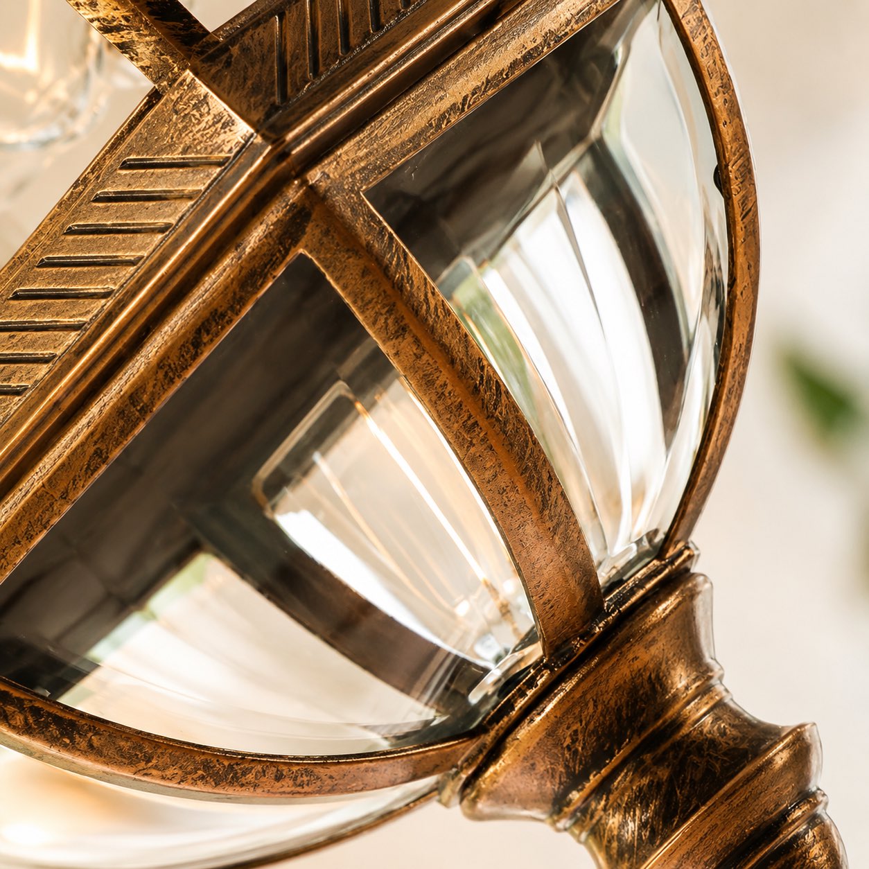 Vintage-Außen-Pendelleuchte, wandmontiert, höhenverstellbar, aus Druckgussaluminium, wasserdichte LED | ribuella
