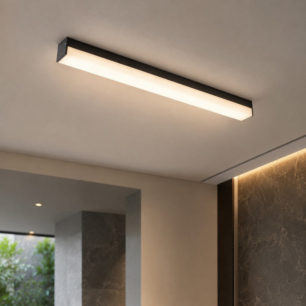 Modern Minimalist Ceiling Light Flush Mount LED Dimmable Aluminum Indoor Lighting | ribuella