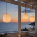 Modern Outdoor Pendant Light Fixture Hanging Aluminum LED Waterproof for Exterior Use | ribuella