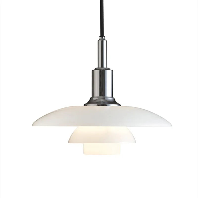 Candeeiro suspenso contemporâneo ajustável NovaLume em cromado, 30 cm