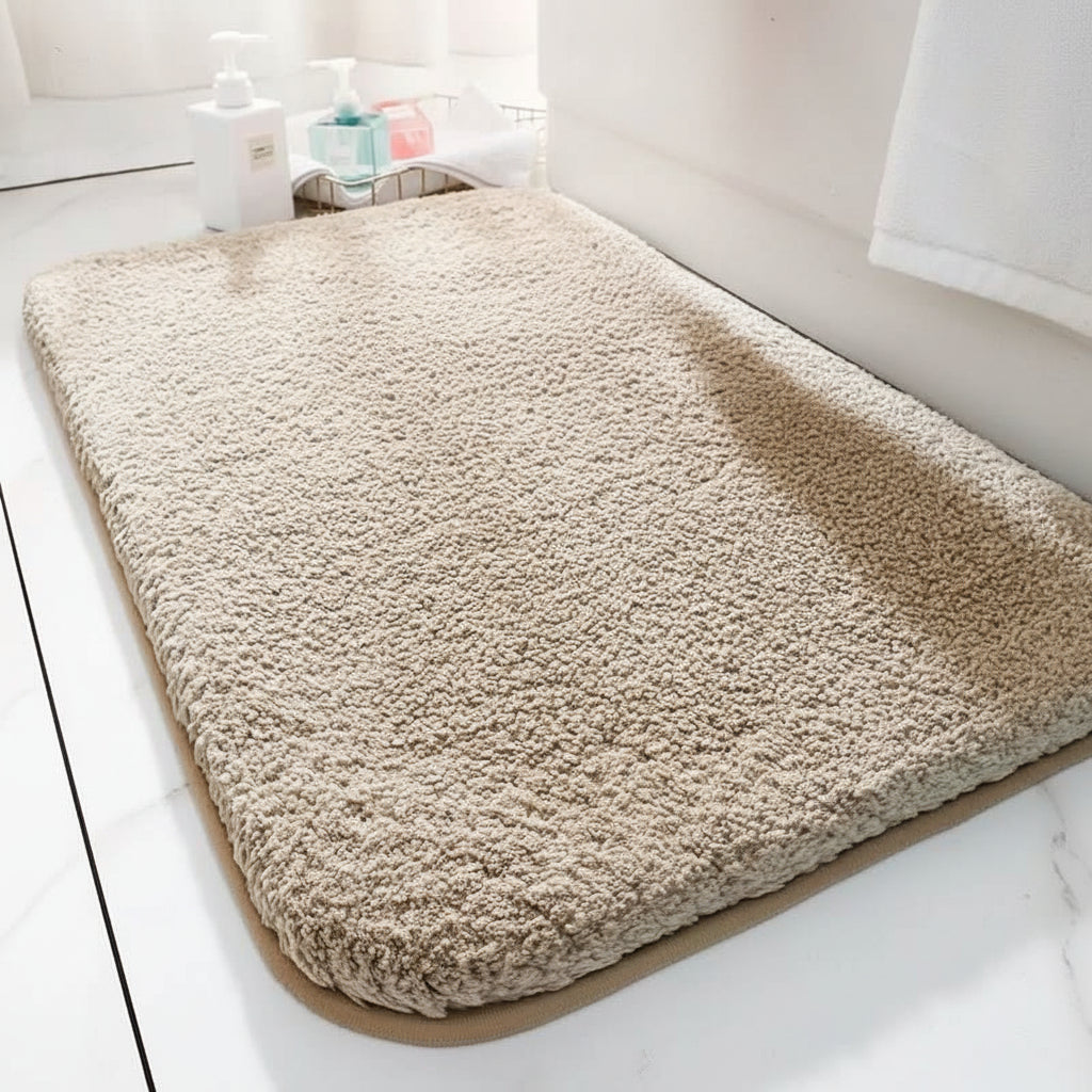 Supreme Comfort Microfiber Bath Mat for Everyday Use | ribuella