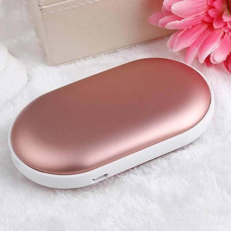 Rechargeable 2 In 1 Hand Warmer And Power Bank, Rapid Heating And Quick USB-C Charging