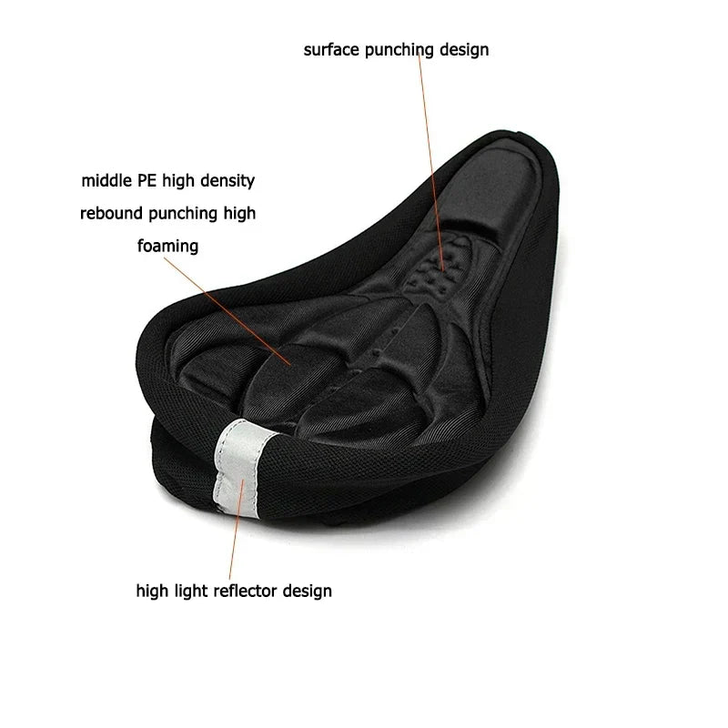 Ultimate Comfort Bike Seat Cover with Gel Padding and Airflow Design | ribuella