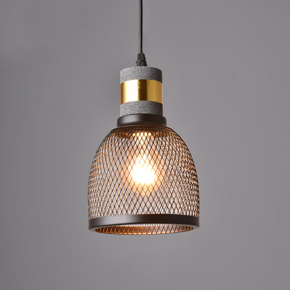 Lampada a sospensione cilindrica elegante, plafoniera moderna in stile industriale