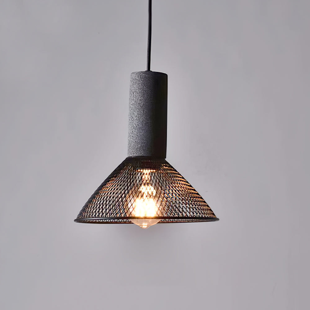 Lampada a sospensione cilindrica elegante, plafoniera moderna in stile industriale
