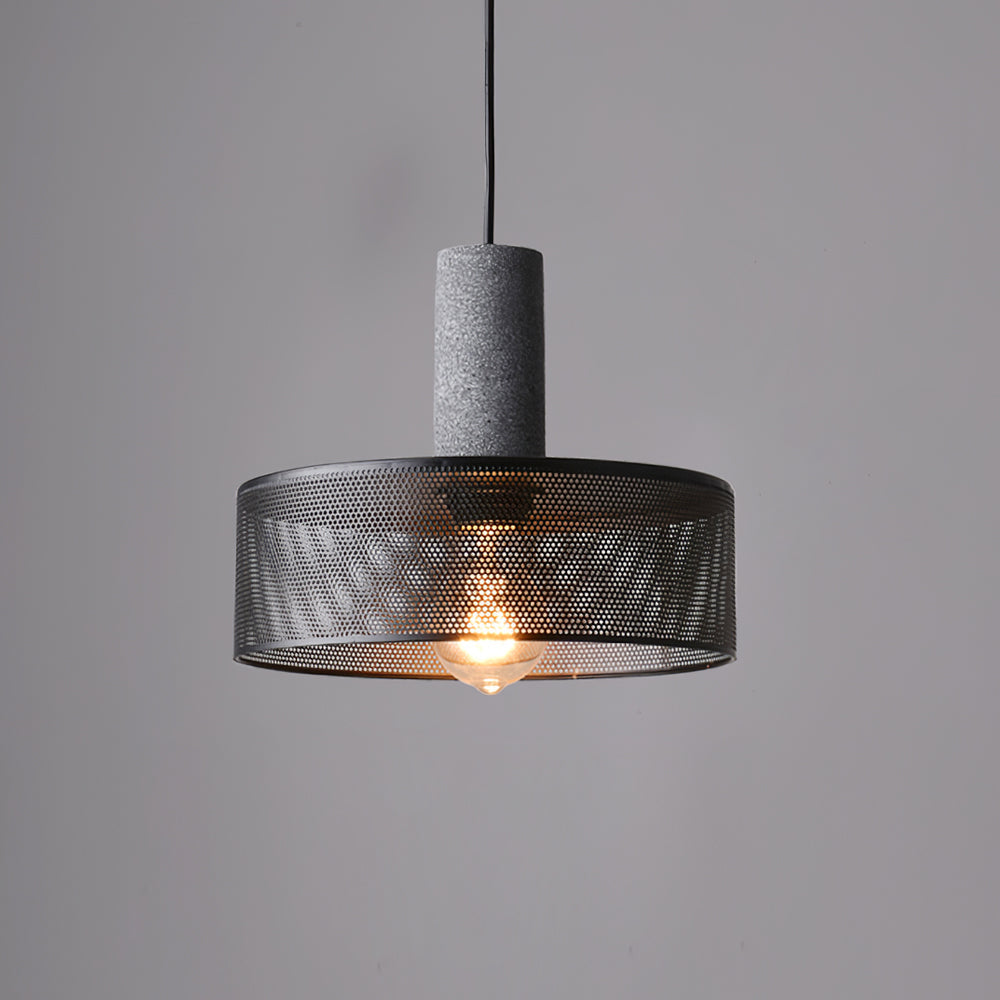 Elegant cylindrisk pendellampe, moderne industriel loftslampe