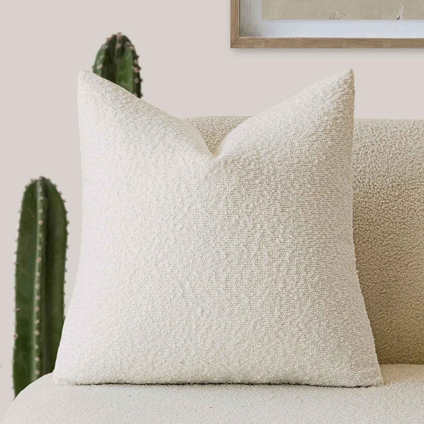 Textured Throw Pillow Case for Cozy Home Decor | ribuella