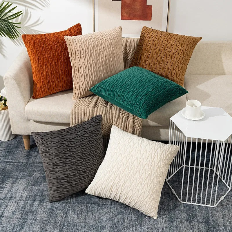 Stylish Square Cushion Cover 45 x 45 cm with Hidden Zipper | ribuella