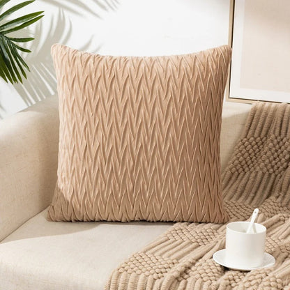 Stylish Square Cushion Cover 45 x 45 cm with Hidden Zipper | ribuella
