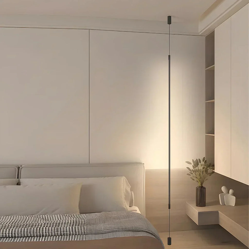 Lampada LED lineare alta, illuminazione indiretta dal pavimento al soffitto