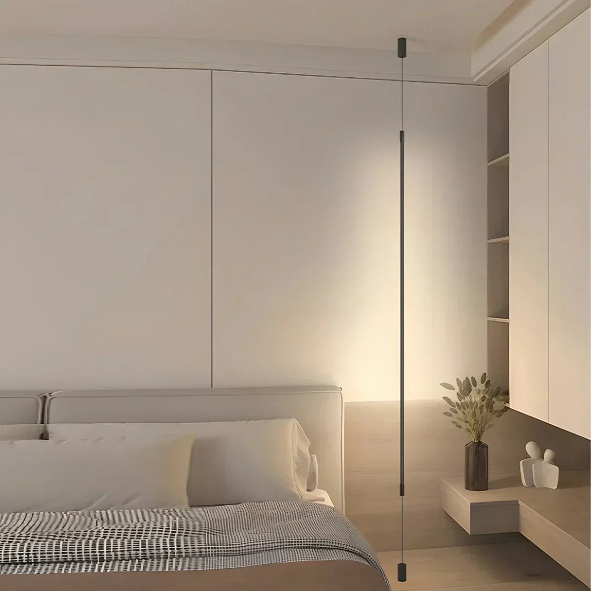 Lampada LED lineare alta, illuminazione indiretta dal pavimento al soffitto